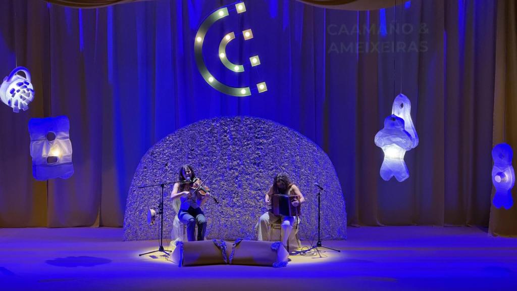 Actuación de Caamaño&Ameixeiras en la V Gala da Cultura.