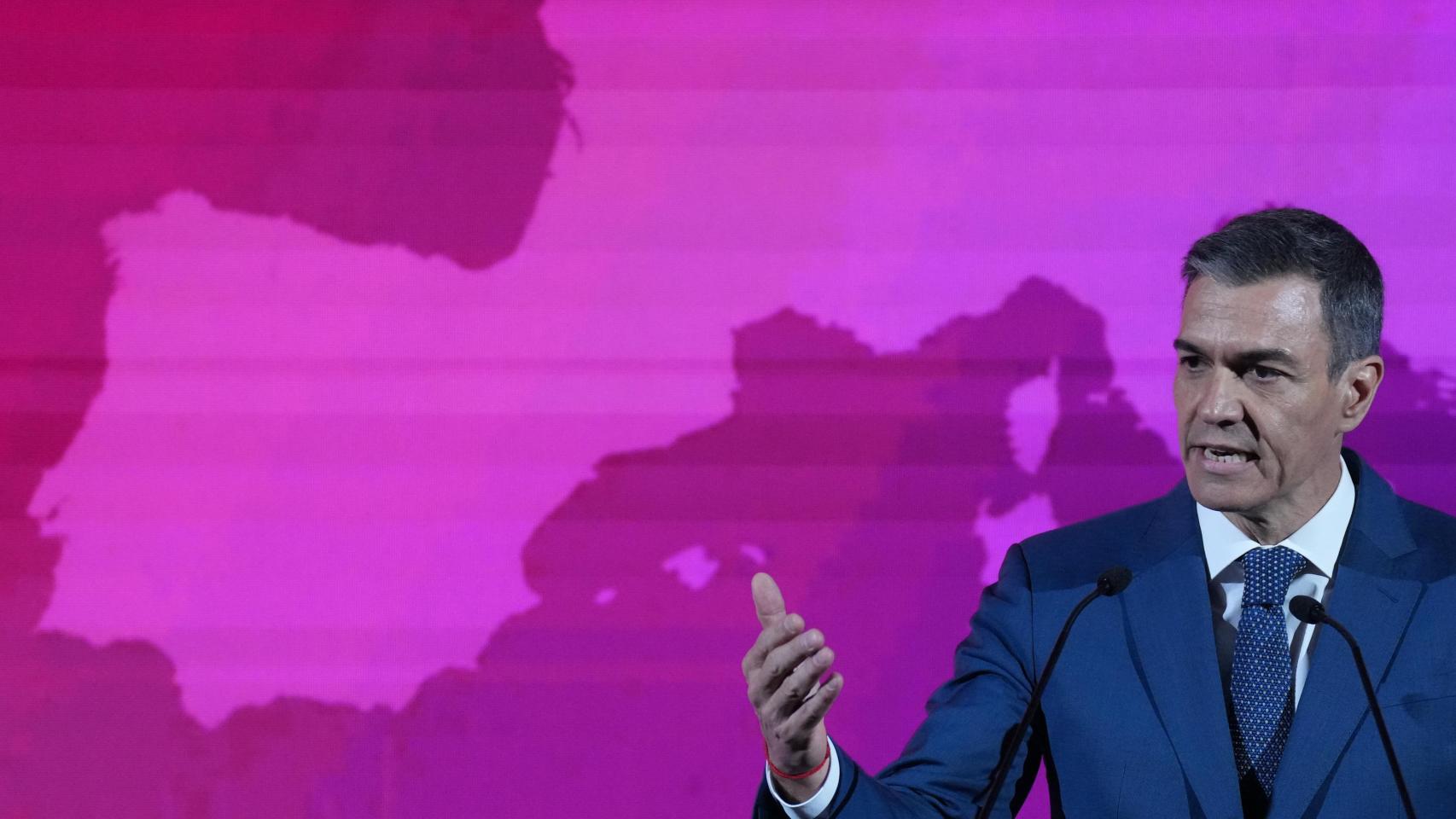 El presidente del Gobierno, Pedro Sánchez, durante su intervención en el European Pulse Forum 2026.