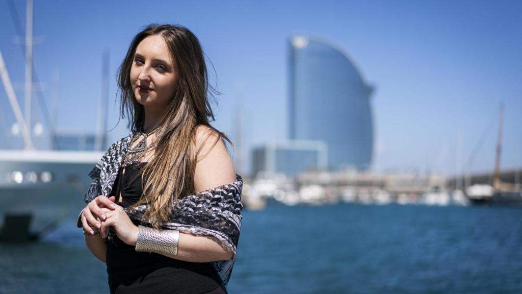 Sylwia Nazzal, fotografiada en su entrevista para Magas.