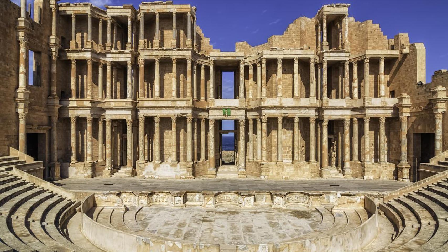 Anfiteatro romano de Sabratha, Libia, Tripolitania
