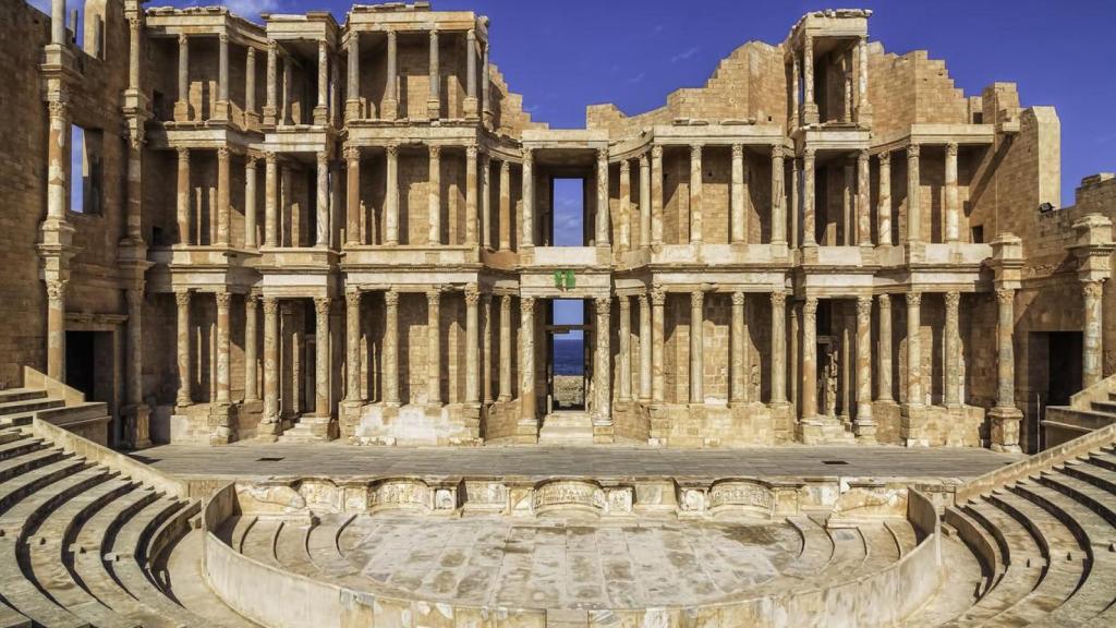 Anfiteatro romano de Sabratha, Libia, Tripolitania