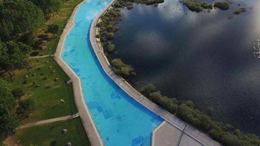 La piscina más grande de España está en Buitrago del Lozoya.