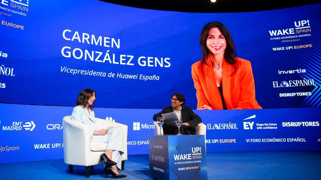 Carmen González Gens, vicepresidenta de Huawei España, durante el Wake Up, Spain! 2026