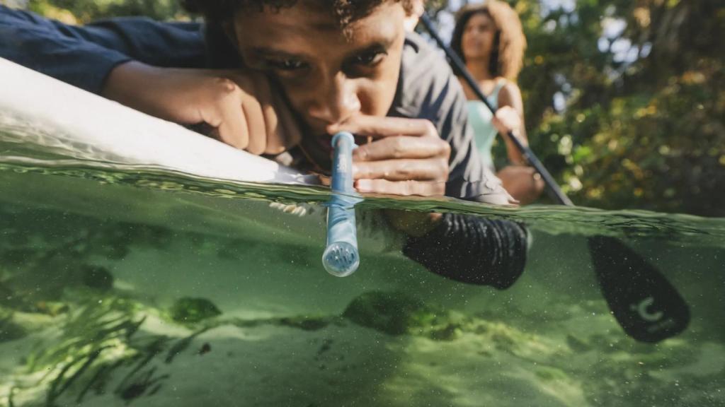 La pajita de supervivencia LifeStraw.