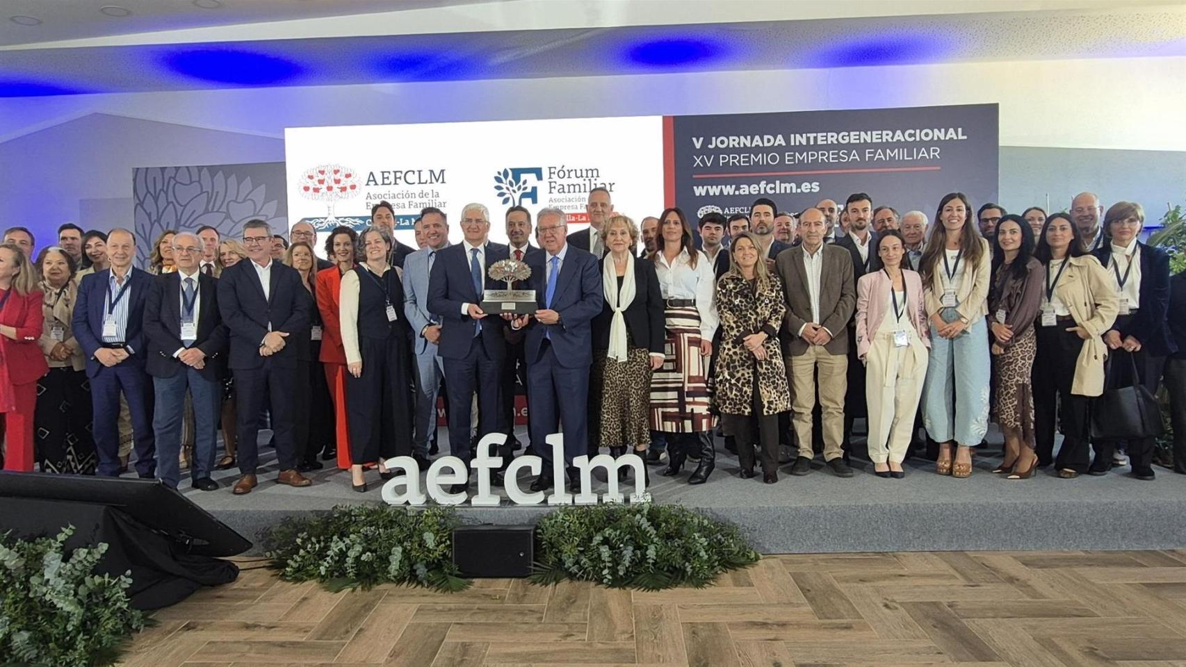 Entrega del premio.