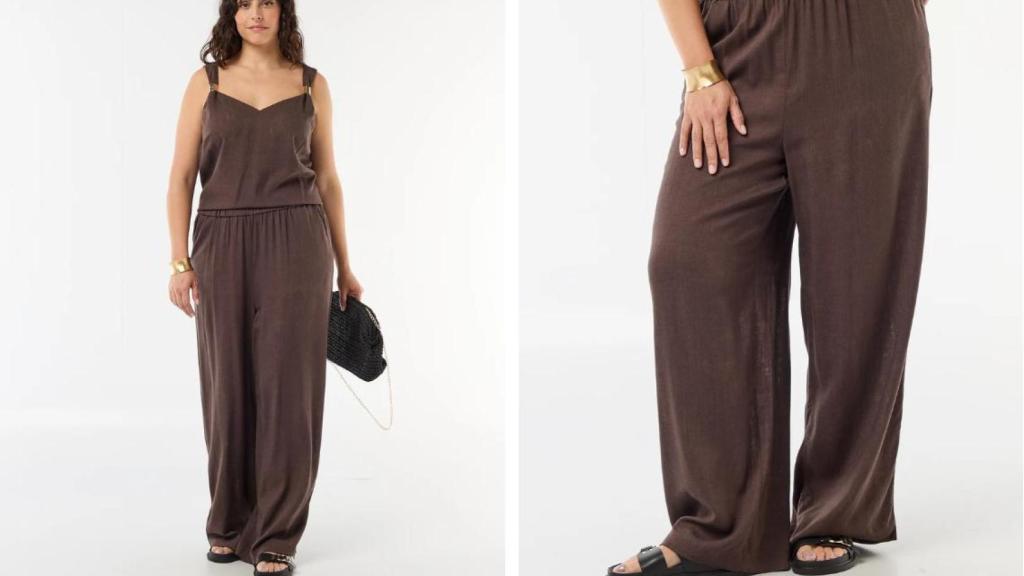 Pantalón acho de lino. Referencia : GBP02