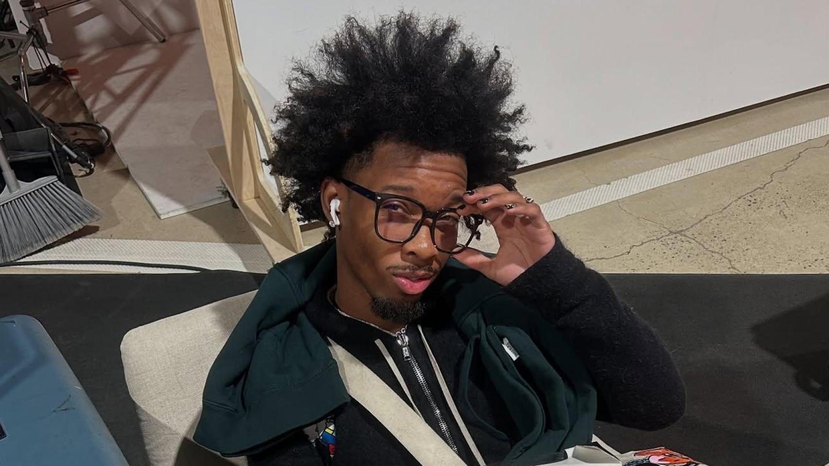 El cantante D4vd en una fotografía de sus redes sociales.