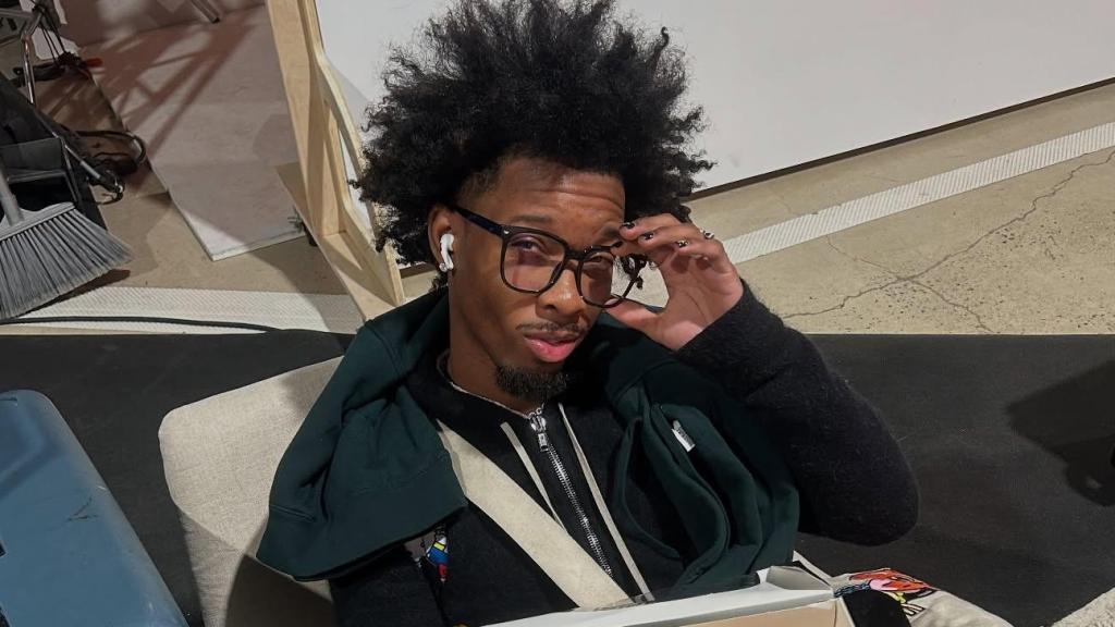 El cantante D4vd en una fotografía de sus redes sociales. 