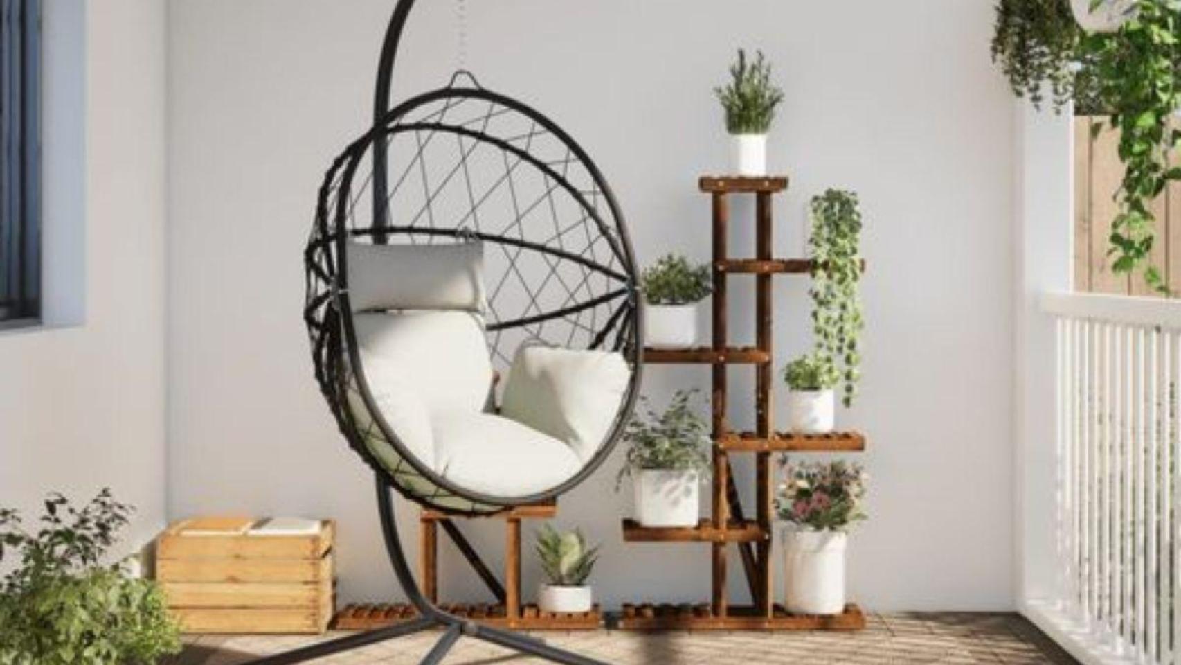 El truco para convertir un balcón pequeño o un rincón de tu jardín en una zona chill out