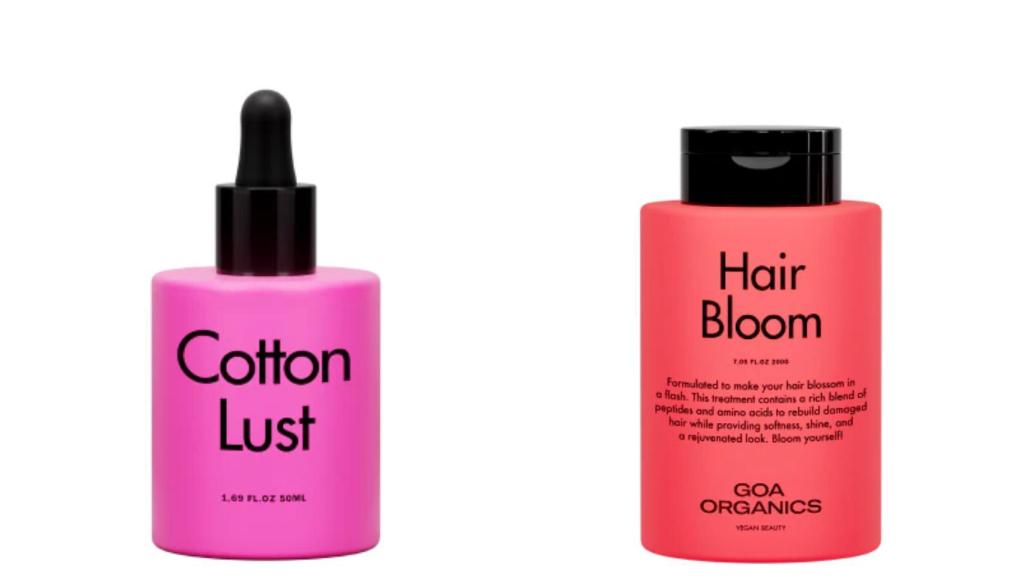 Imagen de Cotton Lust y Hair Bloom, de Goa Organics.