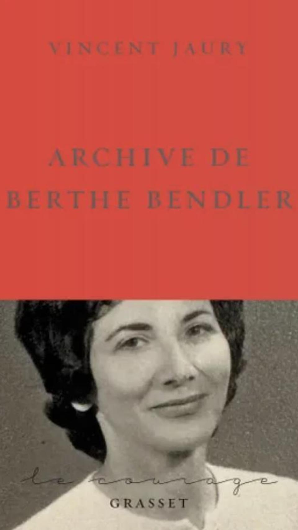 Archive de Berthe Bendler, de Vincent Jaury.