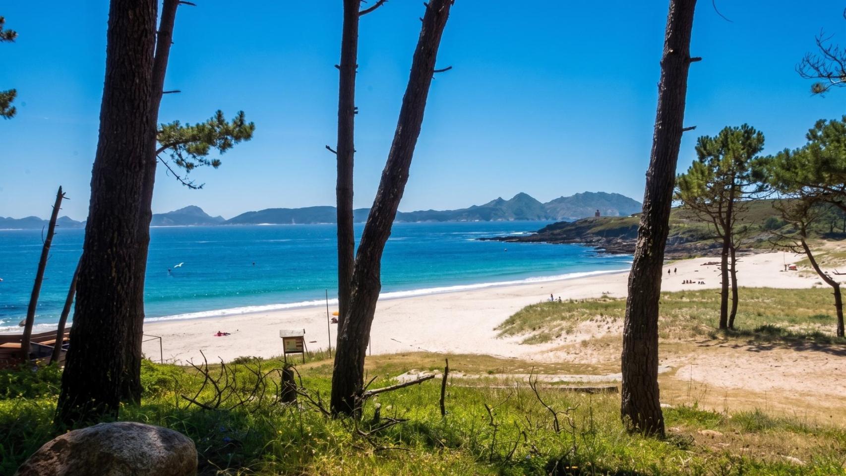 Playa de Melide, en Cangas do Morrazo (Pontevedra)