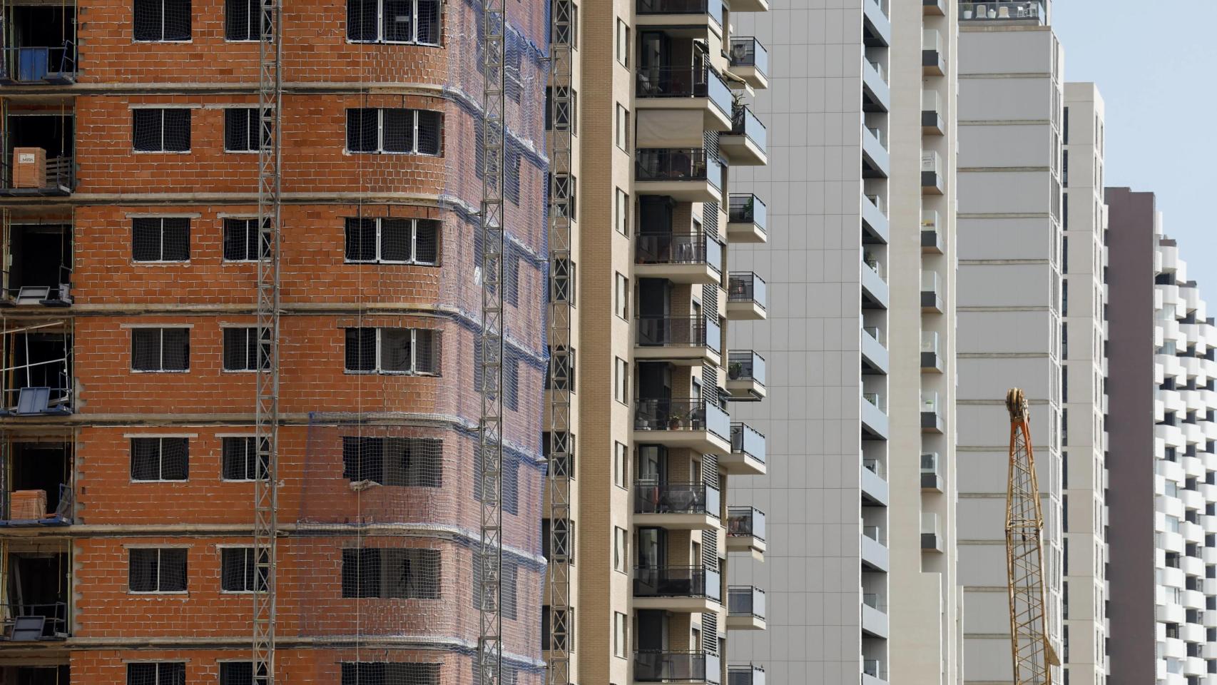 La vivienda de obra nueva, disparada en Valencia. EFE/Ana Escobar