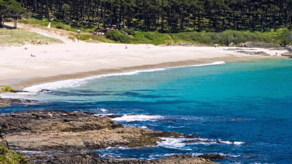 Playa de Melide, en Cangas do Morrazo (Pontevedra)