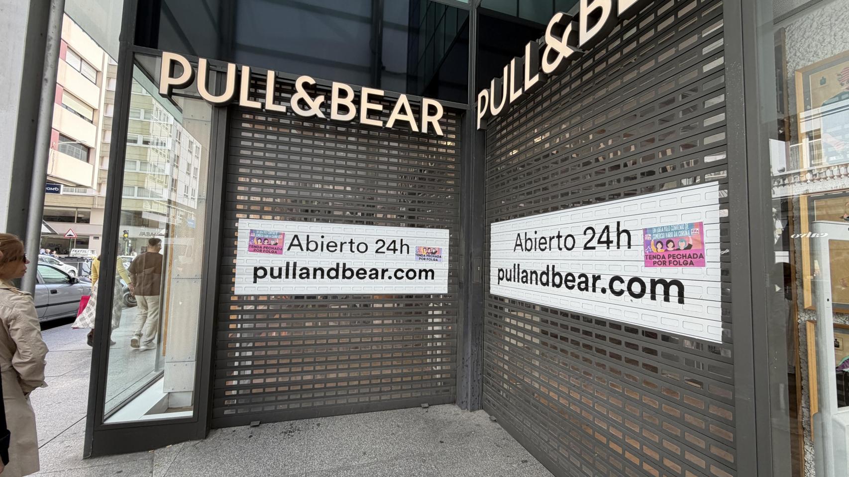 Imagen de una tienda cerrada.