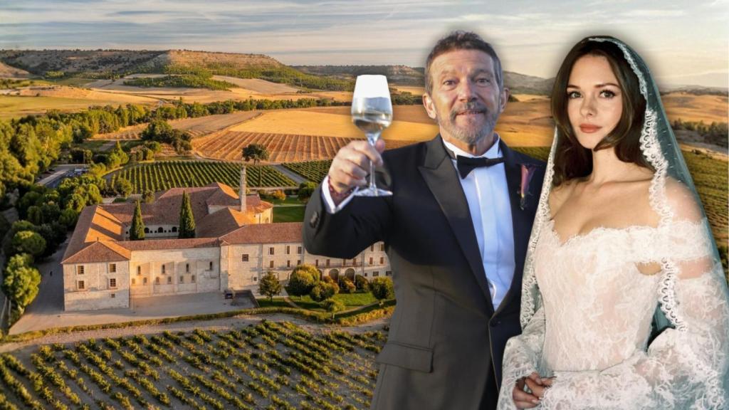 El pueblo español donde la hija de Antonio Banderas celebró su boda: 600 habitantes, viñedos y monasterio del s. XIII con bodega de 10.000 metros