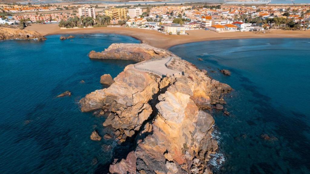 Ciudad costera de Águilas, Murcia.