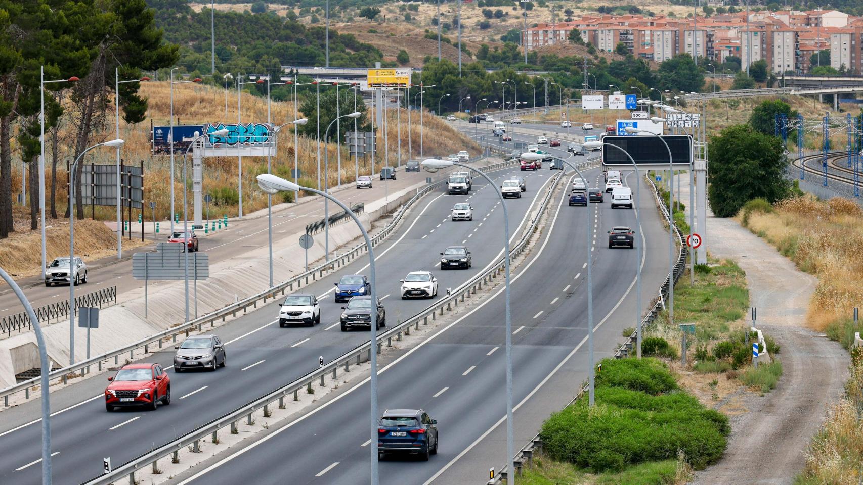 Autovía A-42 a su paso por Toledo.