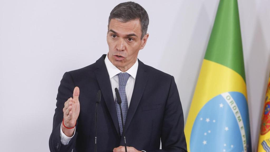 El presidente del Gobierno, Pedro Sánchez, este viernes.