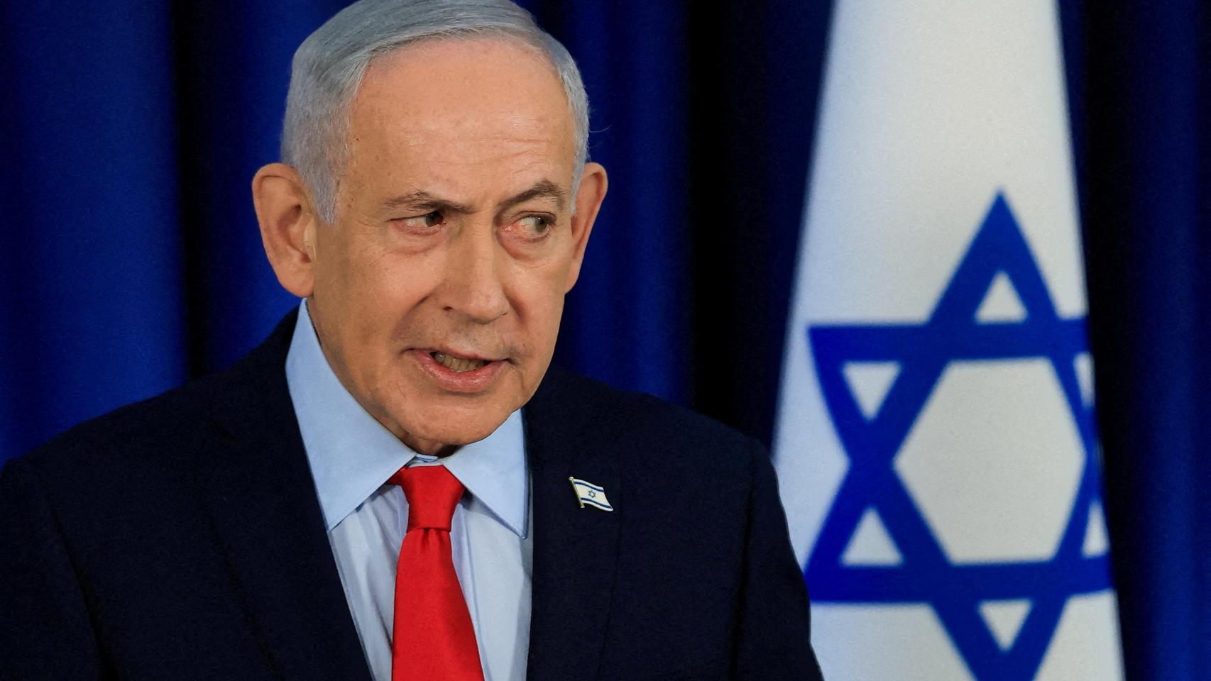 El primer ministro israelí, Benjamin Netanyahu, durante una rueda de prensa en Jerusalén.