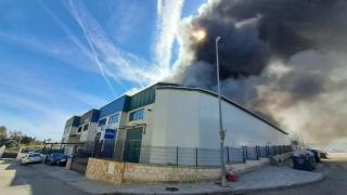 Una imagen del incendio.