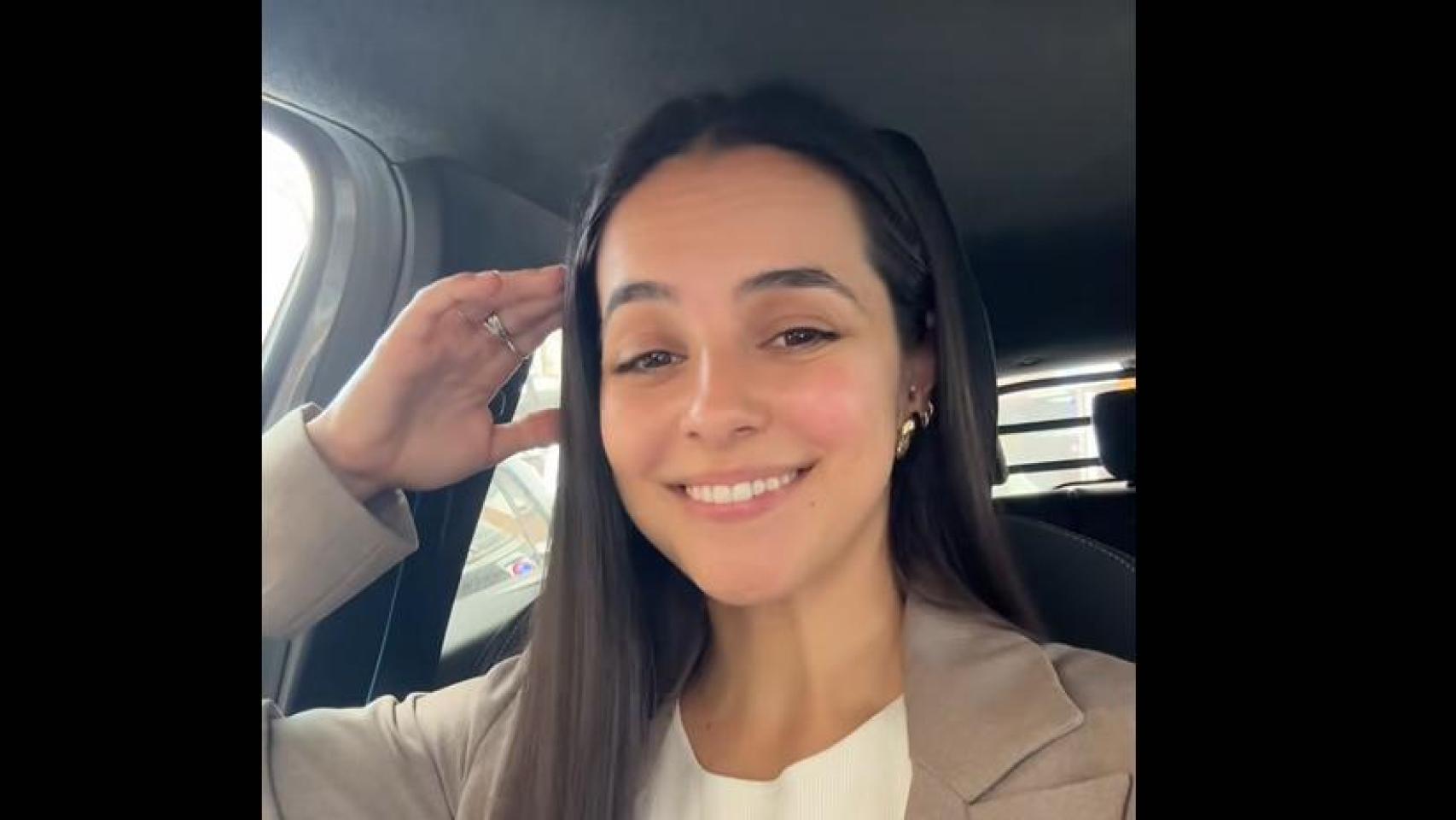 Martal, la influencer en uno de sus vídeos de la cuenta @ahorraconmarta en TikTok.