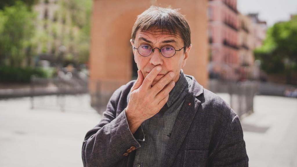 Juan Carlos Monedero durante la entrevista con EL ESPAÑOL.