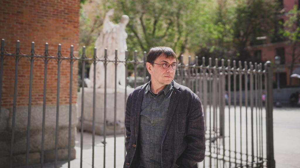 Juan Carlos Monedero durante la entrevista con EL ESPAÑOL.