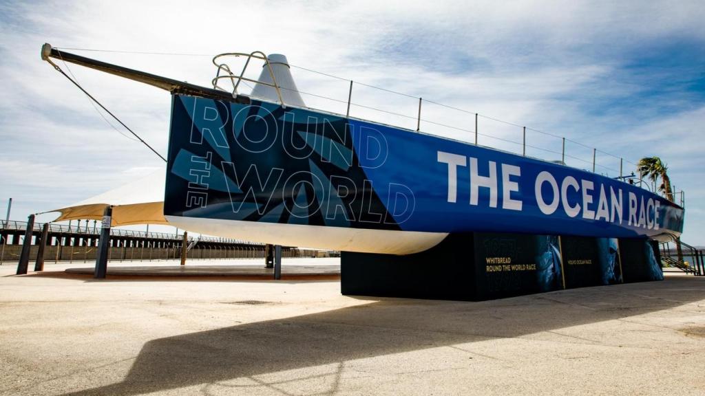 La embarcación Brasil 1 está en las puertas del museo de The Ocean Race.