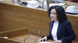 La consellera de Servicios Sociales, Elena Albalat. José Cuéllar / Corts