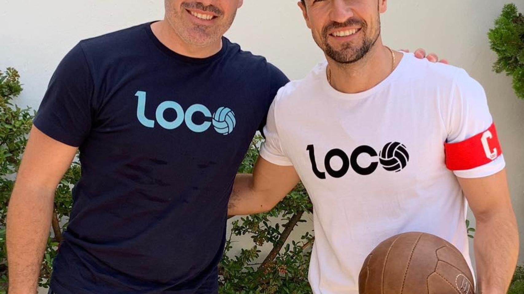 Antonio López, junto a Gabi.