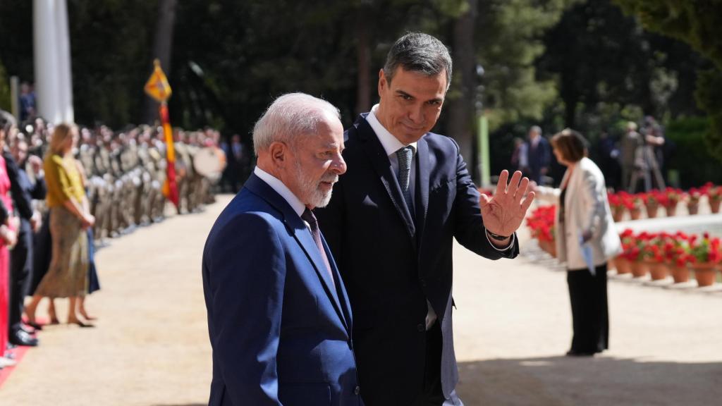 Pedro Sánchez and Lula da Silva, this Friday.