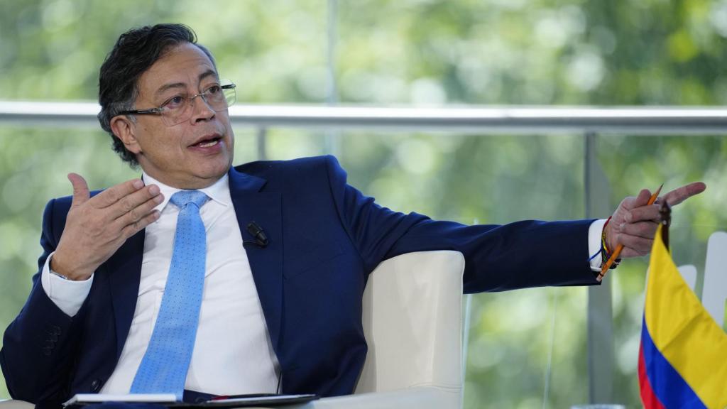 Gustavo Petro, this Friday in Barcelona