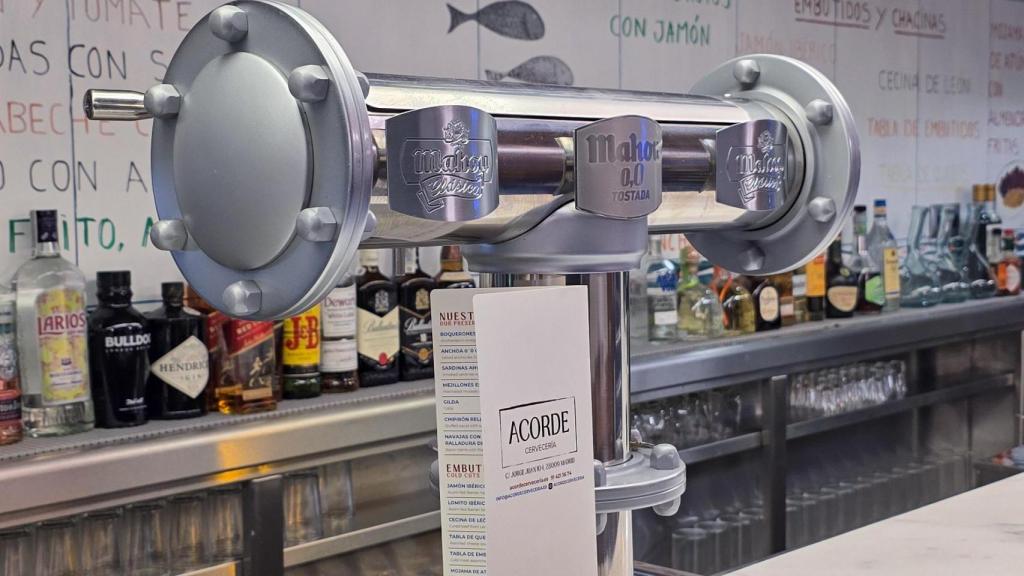El tirador de cerveza de Acorde.