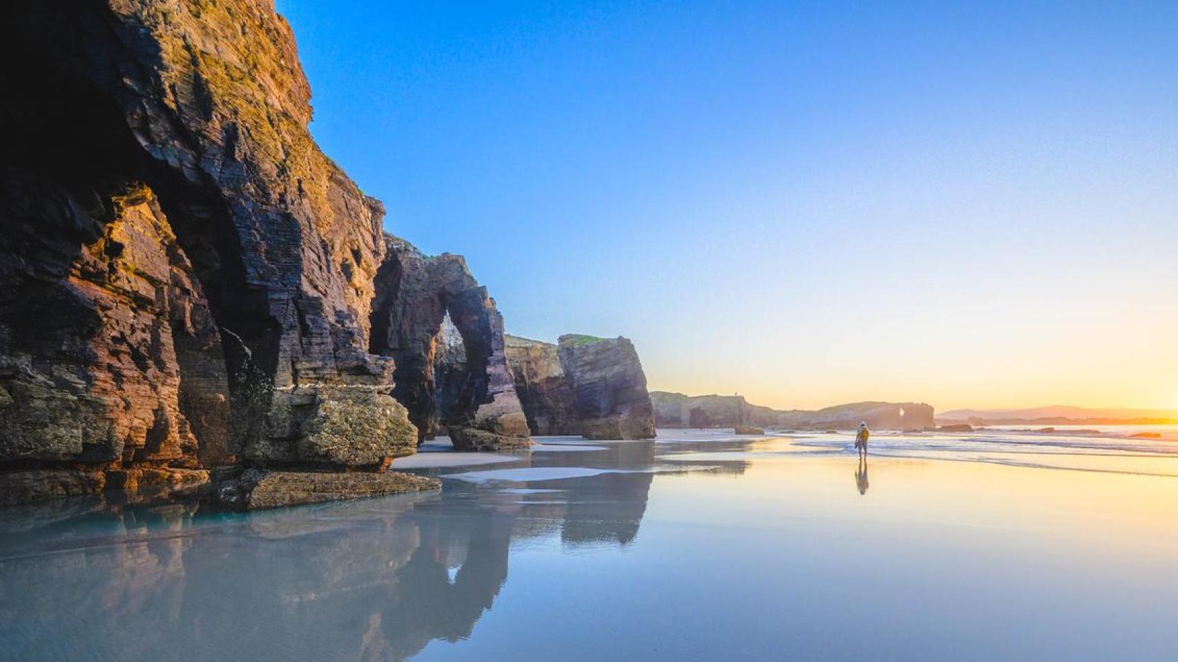 Playa de las Catedrales, en la provincia de Lugo.