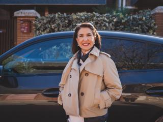 Begoña Pérez, en un posado para Magas.