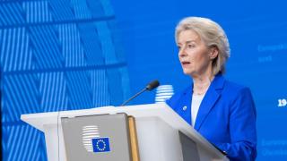 La presidenta de la Comisión Europea, Ursula von der Leyen