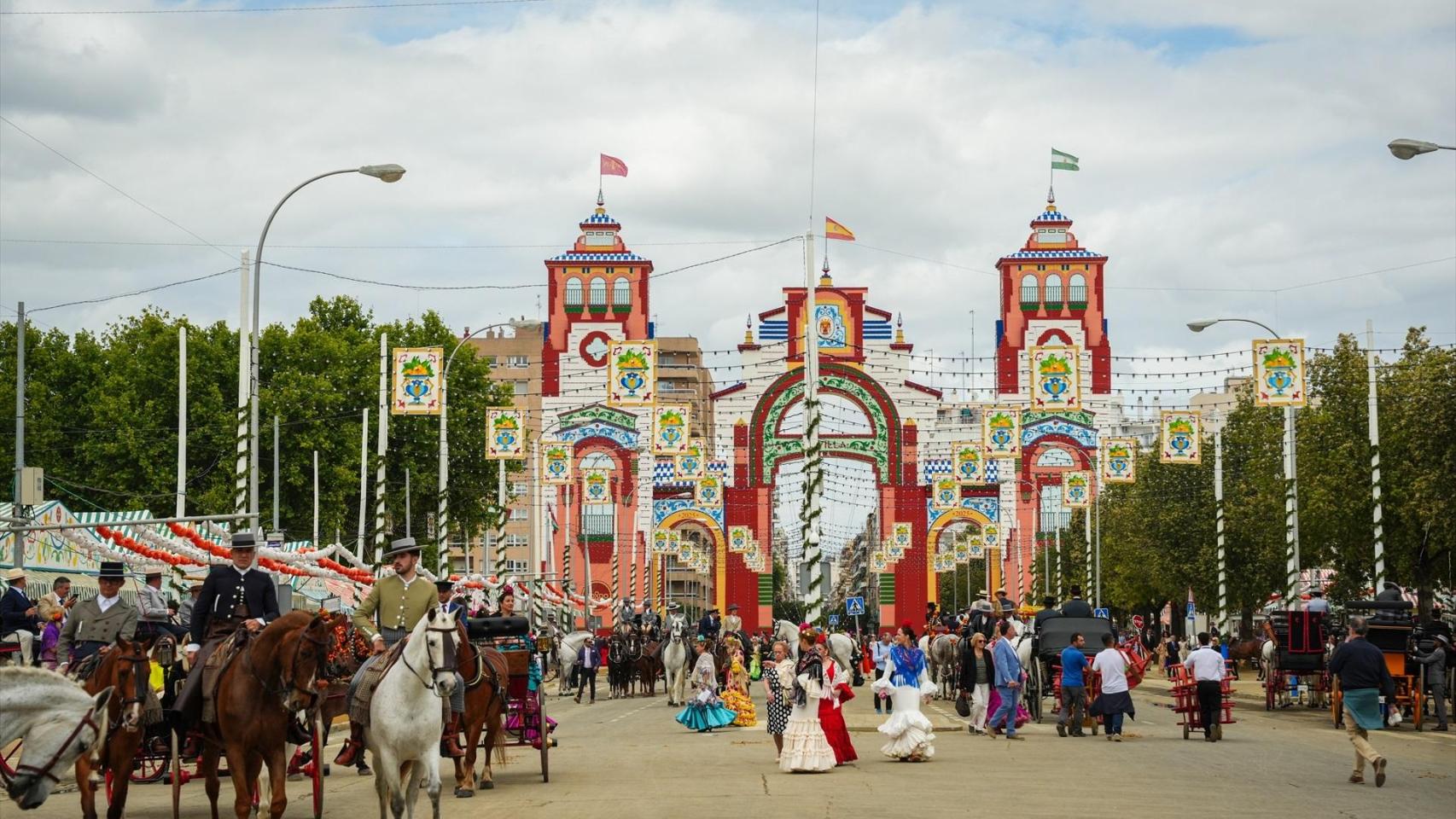 Recinto ferial de Sevilla en mayo de 2025.