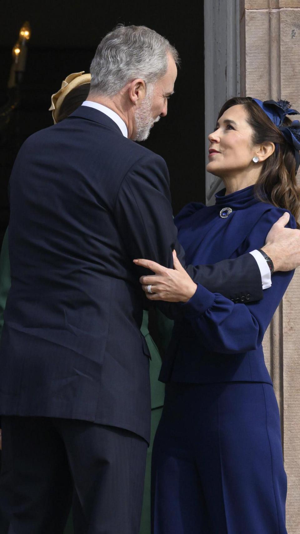 El rey Felipe, con Mary de Dinamarca, en el castillo de Fredesborg.