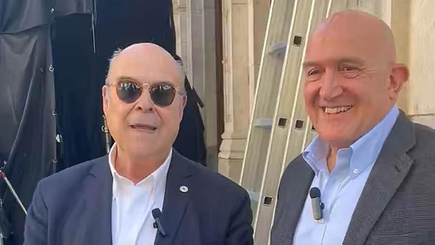 Antonio Resines y Jesús Julio Carnero.