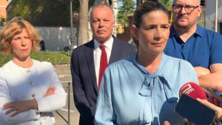 Carolina Agudo ha participado en un acto del PP en Yunquera de Henares (Guadalajara).