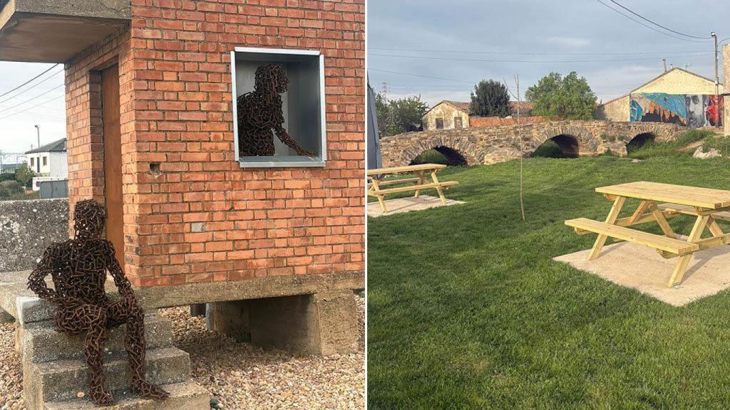 El Área de Descanso y una de esas obras que ya brillan en Astorga.