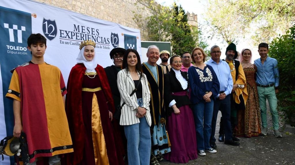 La visita al castillo de Maqueda ha incluido un espectáculo teatralizado.