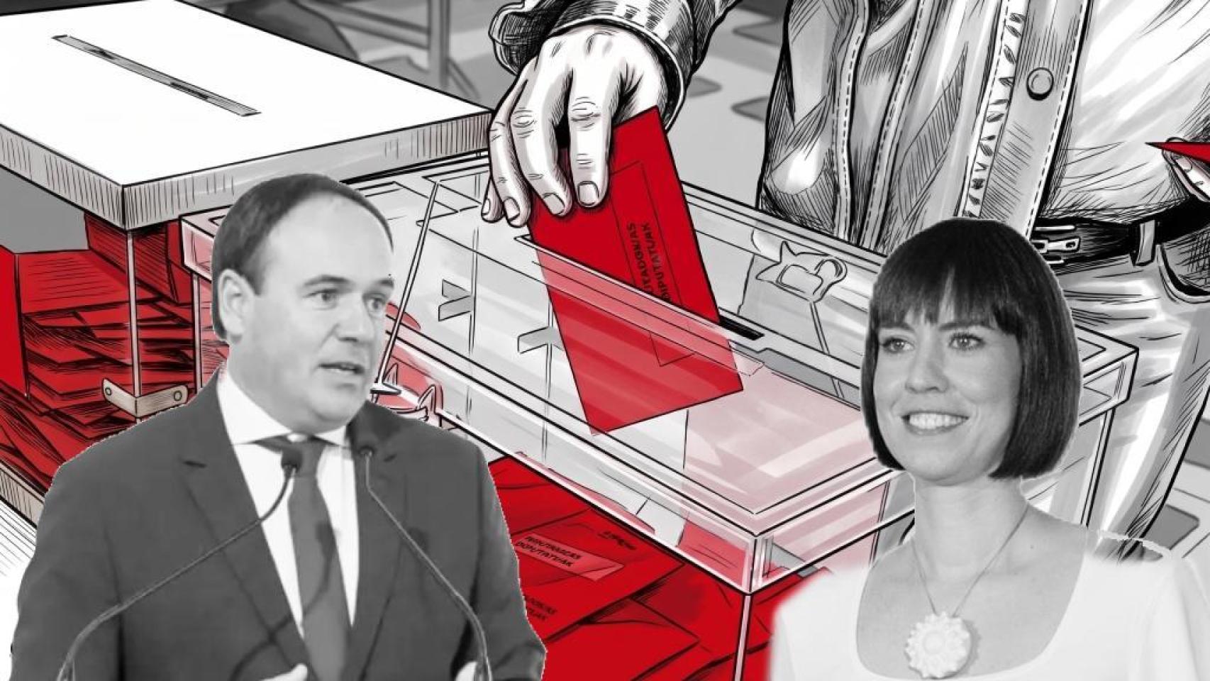 Juanfran Pérez Llorca (PP) y Diana Morant (PSOE), los previsibles futuros candidatos de los partidos mayoritarios en las próximas autonómicas.