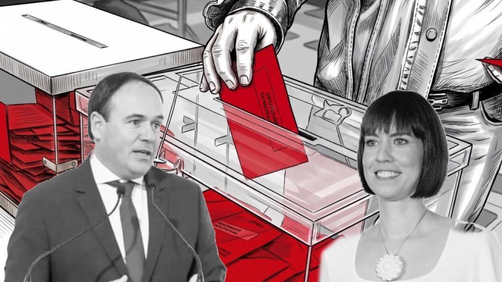 Juanfran Pérez Llorca (PP) y Diana Morant (PSOE), los previsibles futuros candidatos de los partidos mayoritarios en las próximas autonómicas.