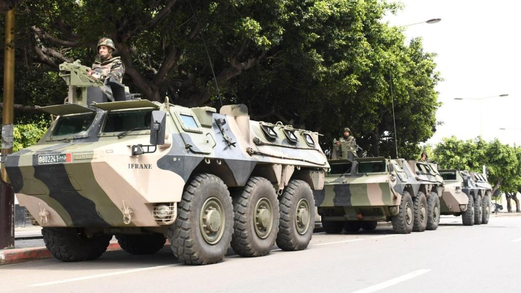 Tanques del ejército marroquí.