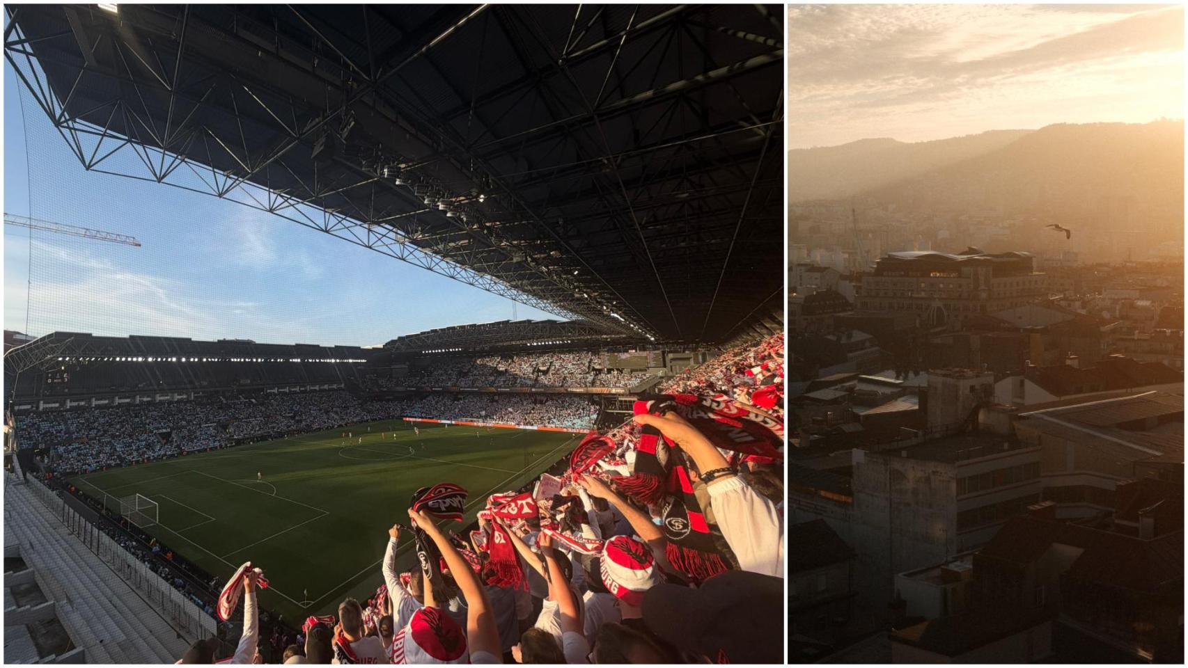 El aficionado del Friburgo que se ha enamorado de Vigo y ha conquistado a la afición del Celta