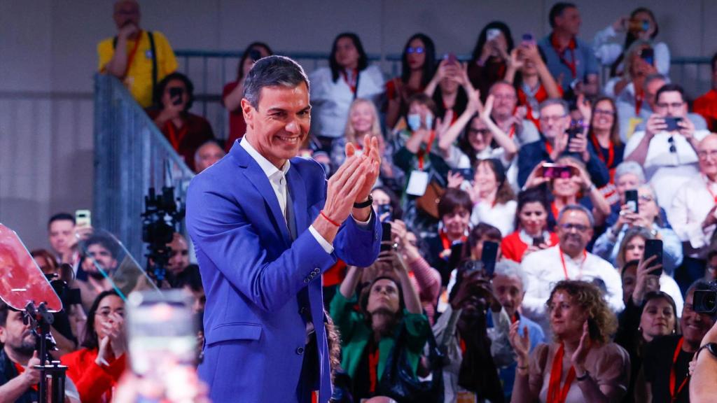 El presidente del Gobierno, Pedro Sánchez, durante la segunda y última jornada del Global Progressive Mobilisation.