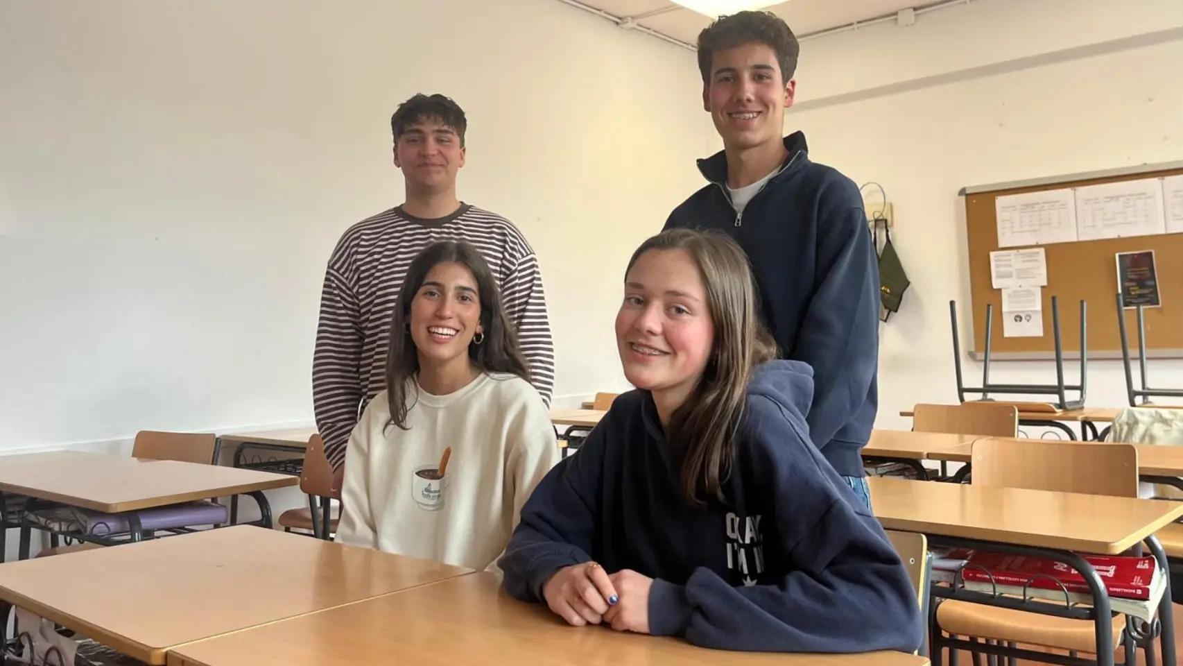 Alumnos el IES Monelos