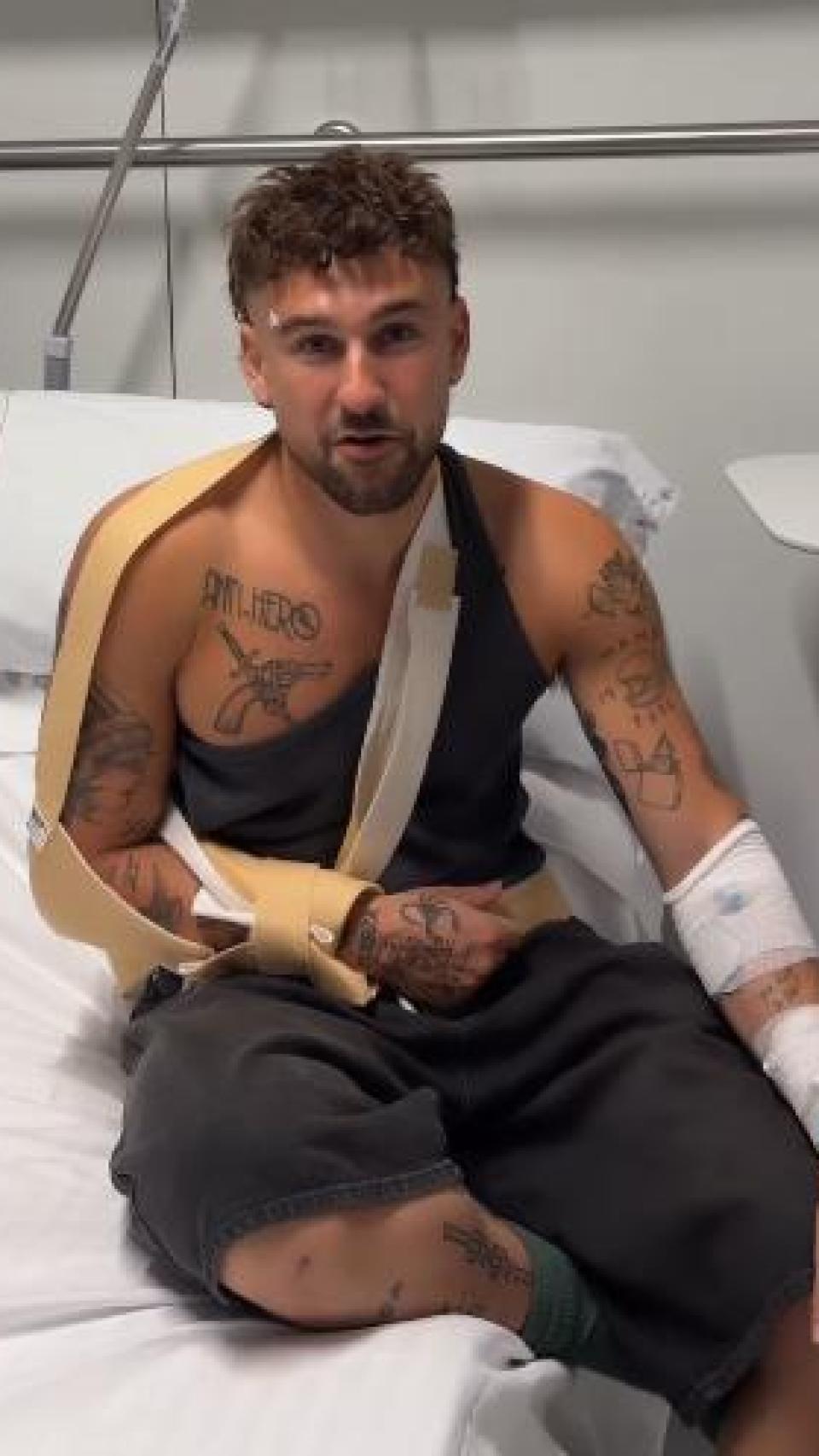 Dani Fernández, en sus redes sociales, anuncia que será operado este domingo, 19 de abril, tras sufrir una aparatosa caída.